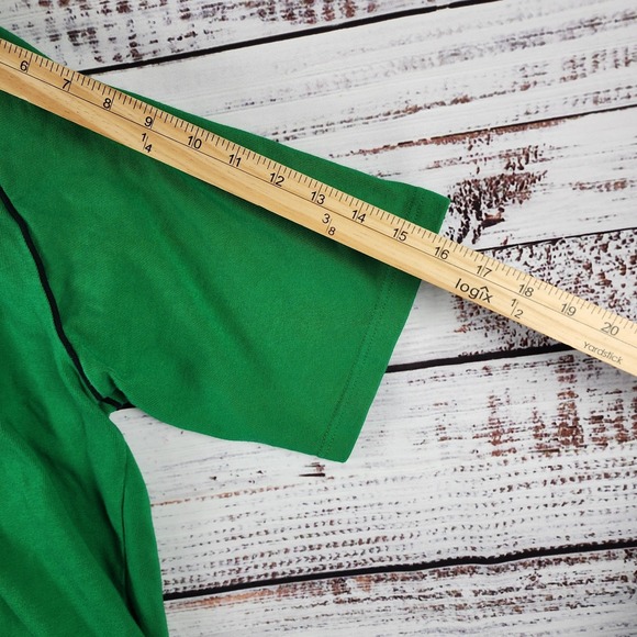 Guinness Cotton Traders Rugby Polo Mens Large Green Ireland Shamrock - Picture 6 of 8